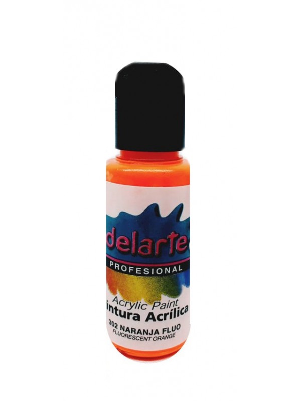 ACRILICO FLUO PLAYCOLOR 50 CC NARANJA Art. ML400371