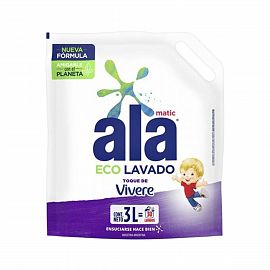 Ala Jab Liquido Eco Lavado Vivere 3L Art. ER3804