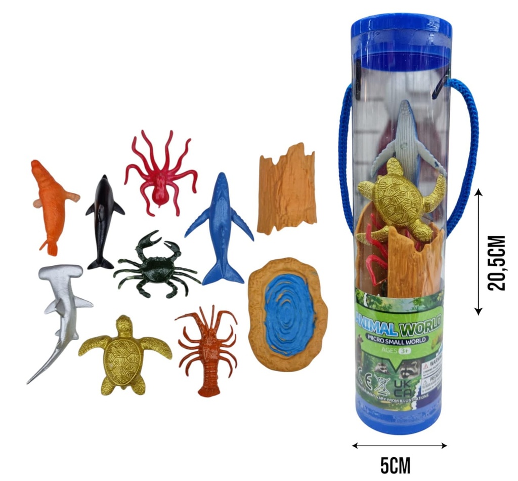 ANIMALES MARINO EN TUBO Art. NR621676