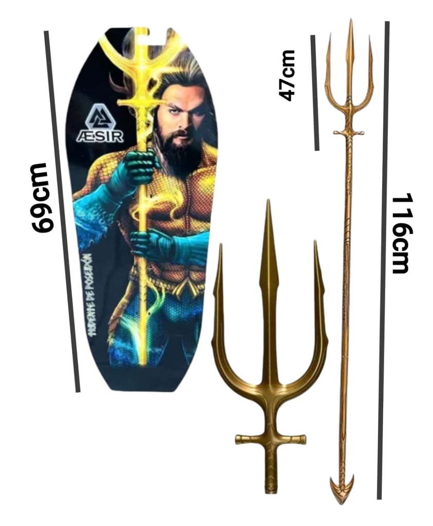 ARMA TRIDENTE AQUAMAN CHICO Art. NRarmatridenteaquamanchico