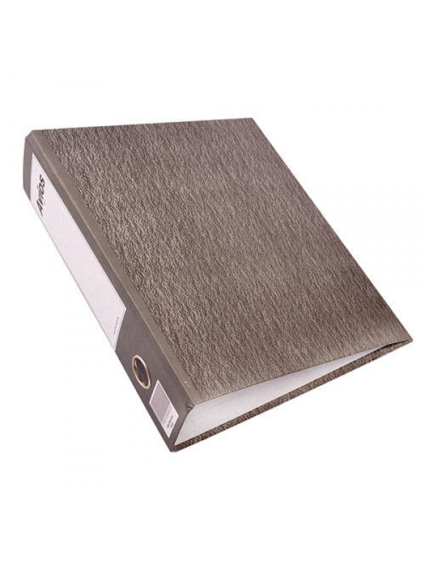 BIBLIORATO GRIS OFICIO CON PALANCA Art. ML319080