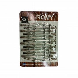 Bombilla Romy Niquelada x12Un Art. ER651