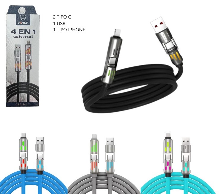CABLE 4 EN 1 UNIVERSAL Art. ITCAB44006