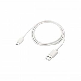 Cable USB blanco ficha tipo C Art. ER3645