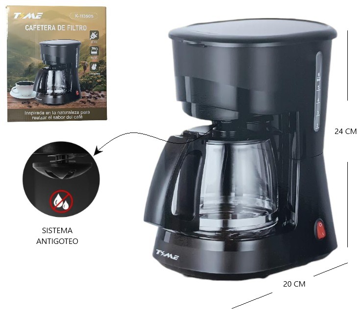 CAFETERA DE FILTRO 600ML Art. ITK113505