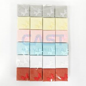 CAJITA DE REGALO {WB72} 4 X 4CM 6 COLOR PACK X24 Art. CTX24