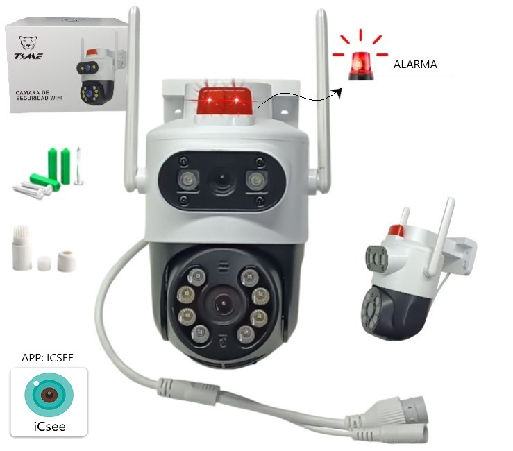 CAMARA DOBLE CON ALARMA ICSEE Art. ITC121026