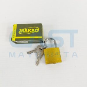 CANDADO 25MM DORADO GRUESO CAJA X12 MACAO Art. CTMACAO