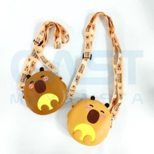 CARTERA SILICONA {KC820} 13X12CM CAPYBARAPACK X12 Art. CTX12