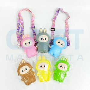 CARTERA SILICONA {KC827} 15X9CM CONEJO PACK X12 Art. CTX12