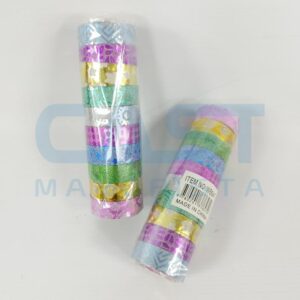 CINTA ADHESIVA DECORATIVA {WB647} 15CM 12X2 TUBOS Art. CTTUBOS