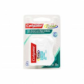 Colgate Hilo Dental Total Fluor y Menta 25Mts Art. ER2513