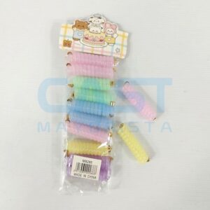 COLITA DE PELO {MB286} TIPO CABLE TEL PACK X12 Art. CTX12