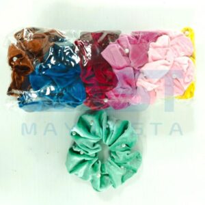 COLITA DE PELO {WA333} SCRUNCHIE COLORES PACK X12 Art. CTX12