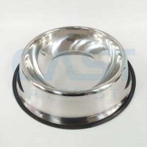 COMEDERO P MASCOTA BASE 26CM ACERO Art. CTACERO