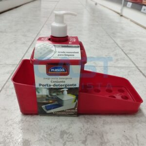 CONJUNTO (7766) DETERGENTEALCOHOL EN GEL ROJO Art. CTROJO
