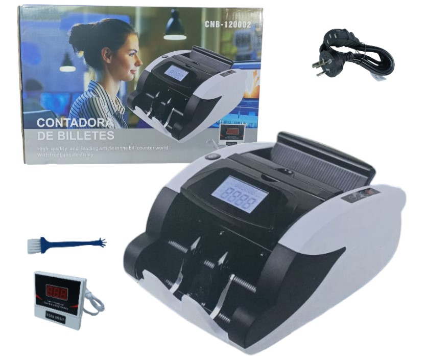 CONTADORA DE BILLETE BLACK CON VISOR Art. ITCNB120002