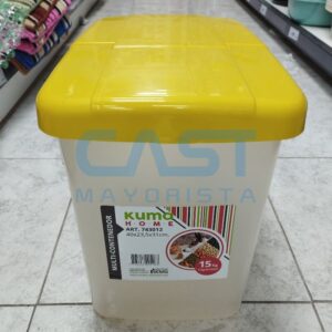 CONTEINER DE ALIMENTO 15KG CON RUEDAS Art. CTRUEDAS