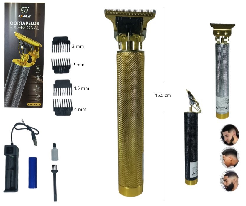 CORTA PELO RECARGABLE METAL Art. ITCRT110019