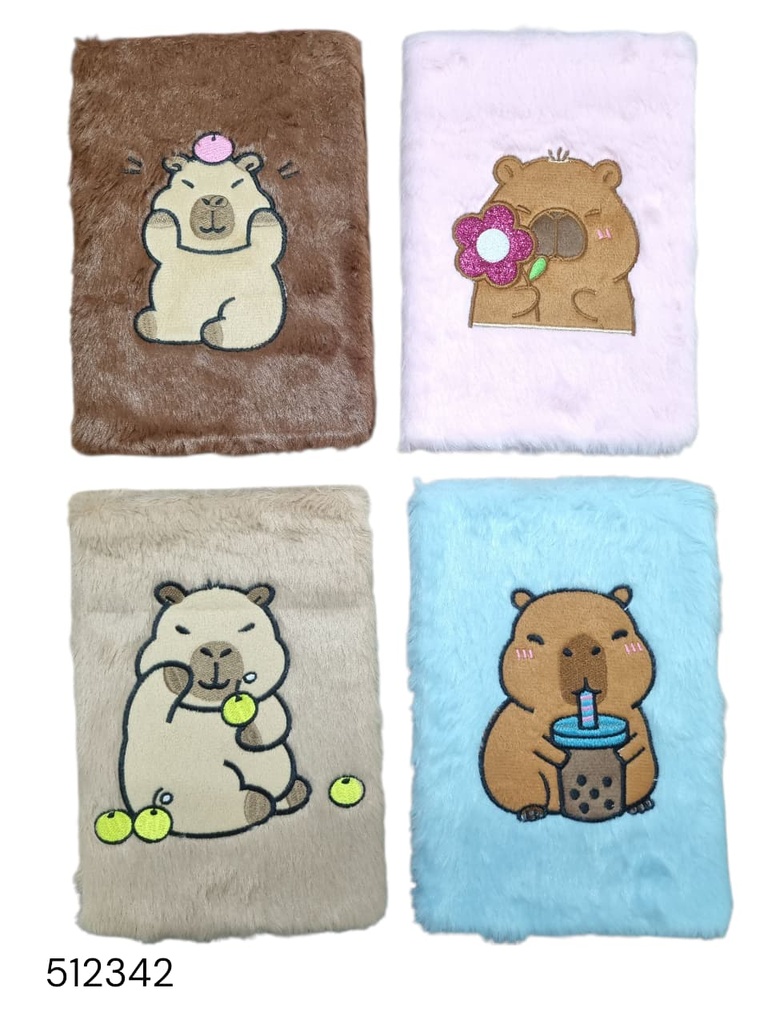 DIARIO PELUCHE CAPIBARA Art. NR512342