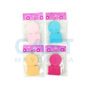 ESPONJA DE MAQUILLAJE (MAB572) 2 PCS COLORES Art. CTCOLORES