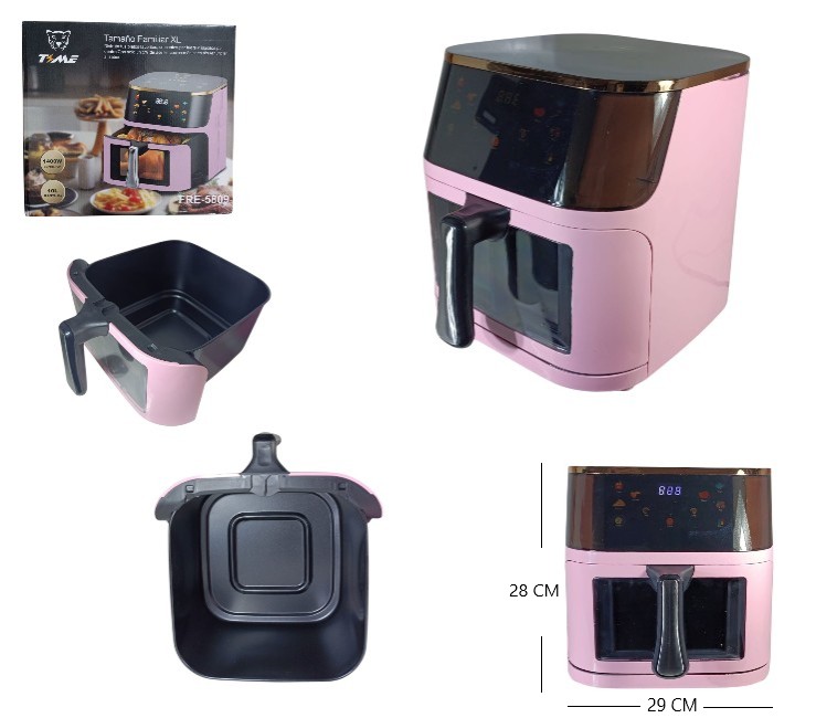 FREIDORA DE AIRE 10L COLOR ROSA Art. ITFRE5809