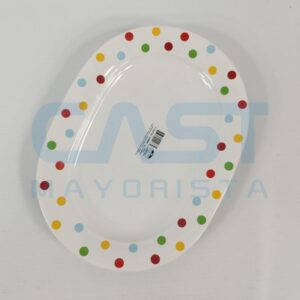FUENTE OVAL CERAMICO CHICA PETIT POINT Art. CTPOINT