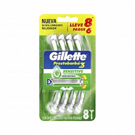 Gillette Prestobarba 3 Sensecare x 8un Art. ER2736