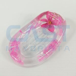 JABONERA PLASTICA 14X5X9CM FLOR ROSADO Art. CTROSADO