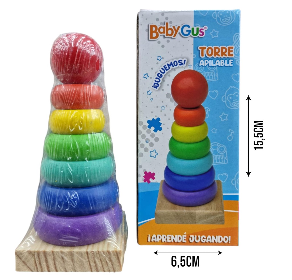 JUEGO DE AROS APILABLES Art. NR55812