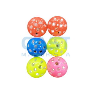 JUGUETE P MASCOTA {COS577} PELOTA X6 C CASCABEL Art. CTCASCABEL