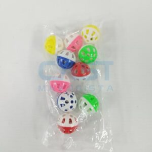 JUGUETE P MASCOTA {WD207} PELOTA C CASCABEL X10 Art. CTX10