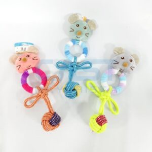 JUGUETE PMASCOTA {WD852} RATON MORDILLO CUERDA Art. CTCUERDA