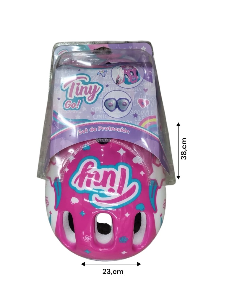 KIT CASCO CON PROTECCIONES TINY Art. NR12275