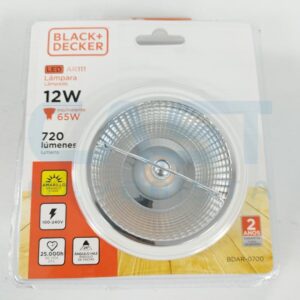 LAMPARA LED 12W AR111 CALIDA BLACKDECKER Art. CTBLACKDECKER