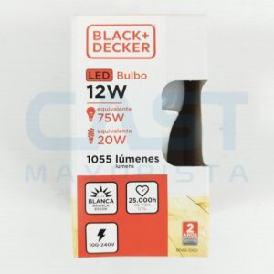 LAMPARA LED BULBO 12W FRIA BLACKDECKER Art. CTBLACKDECKER