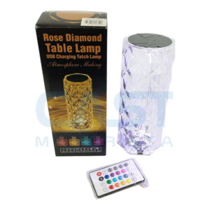LAMPARA LED DECO {WD65} ROSA DIAMONTE RECARG Art. CTRECARG