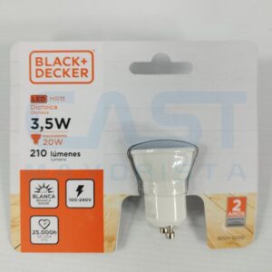 LAMPARA LED DICROICA 35W MR11 FRIA BLACKDECKER Art. CTBLACKDECKER