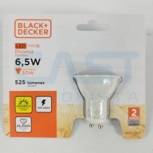 LAMPARA LED DICROICA 65W MR16 CALIDA BLACKDECKE Art. CTBLACKDECKE