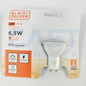 LAMPARA LED DICROICA 65W MR16 FRIA BLACKDECKER Art. CTBLACKDECKER