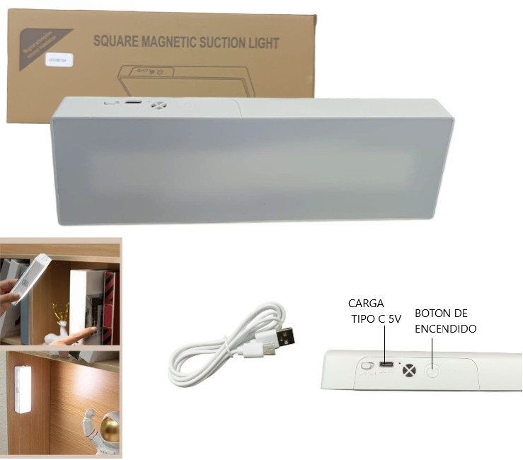 LAMPARA LED RECARGABLE MAGNETICA Art. ITLED83104