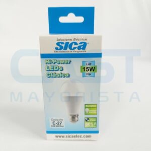 LAMPARA LED SICA 15W FRIA E27 Art. CTE27