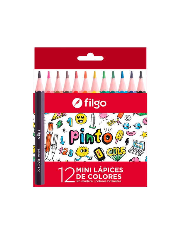 LAPICES DE COLORES FILGO PINTO x12 CORTOS Art. ML455018