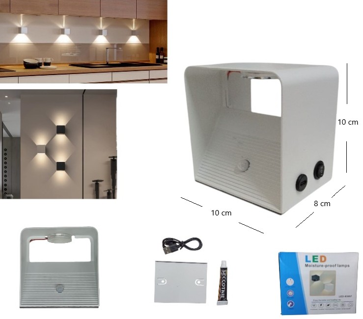 LED PARED CALIDO BIDIRECCIONAL CSENSOR Art. ITLED83057
