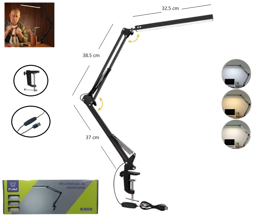 LED83044 VELADOR LED ARTICULADA CMORSA Art. ITVEL81012