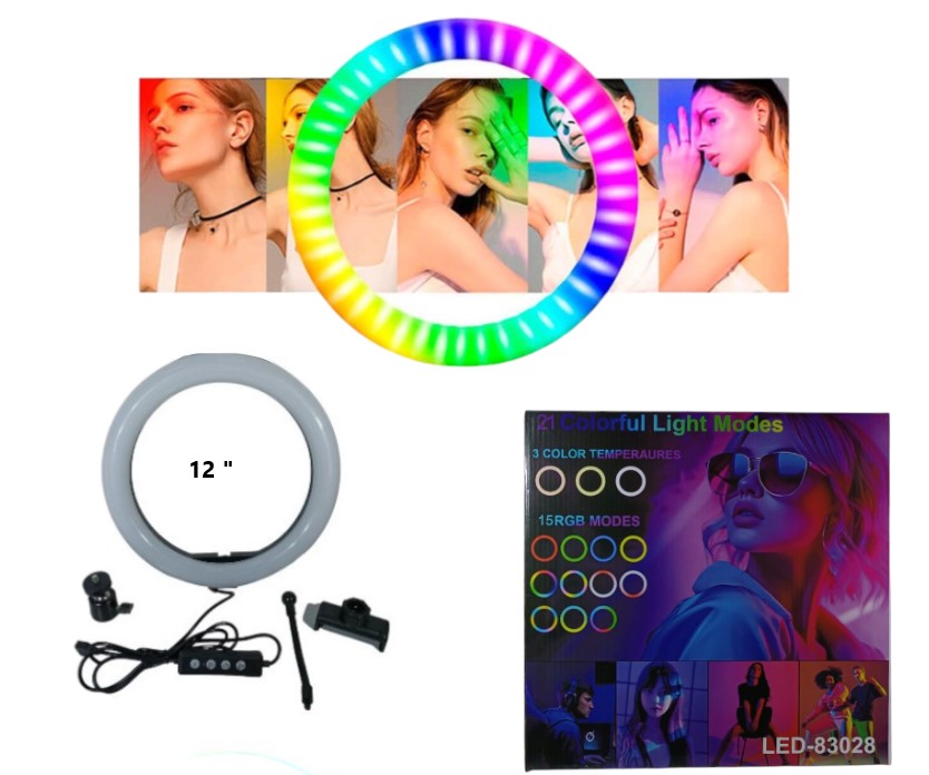 LED83054 ARO SELFIE LED RBG 12PLG Art. ITLED83028