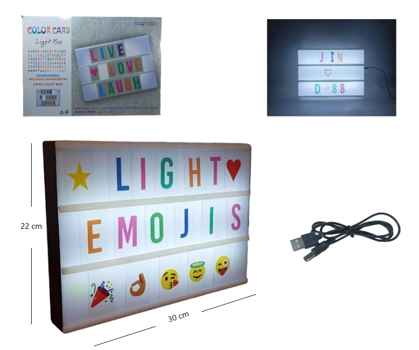 LED83086 CARTEL LUMINOSO LED LETRAS A4 LED83092 Art. ITLED81004