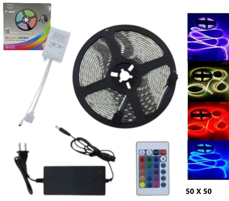LED83094 TIRA LED 50X50 RGB 5M 9734 Art. ITLED9726