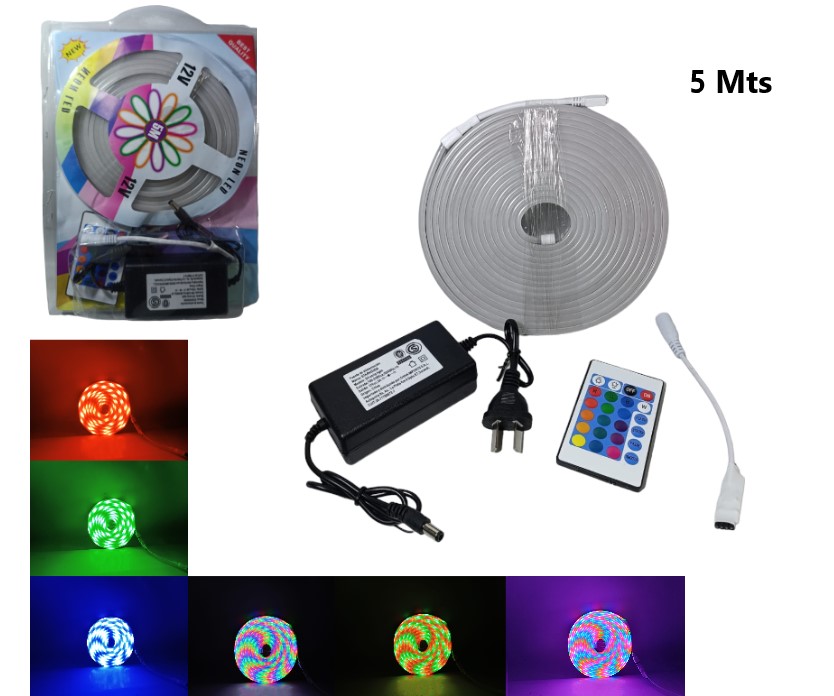 LED83096 TIRA NEON RGB 5M C CONTROL 12V Art. ITSVSTRIP