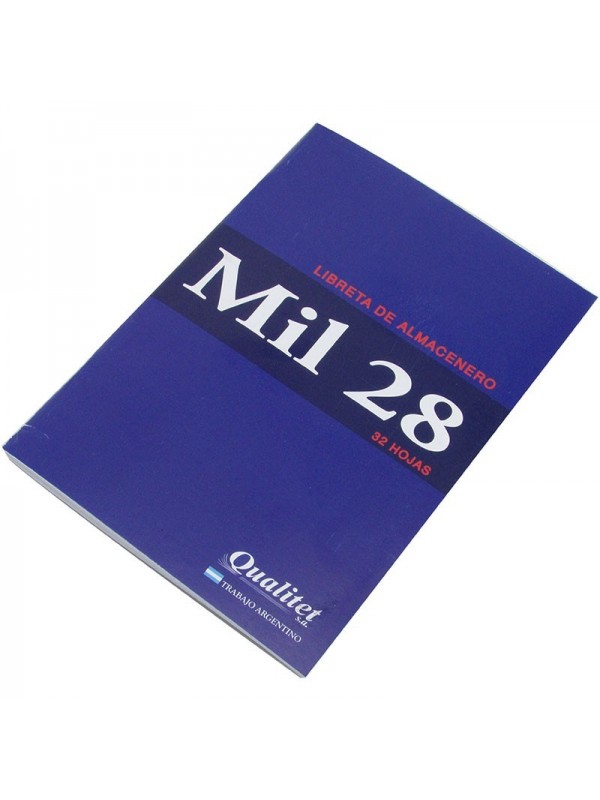LIBRETA ALMACENERO X32H Art. ML367451